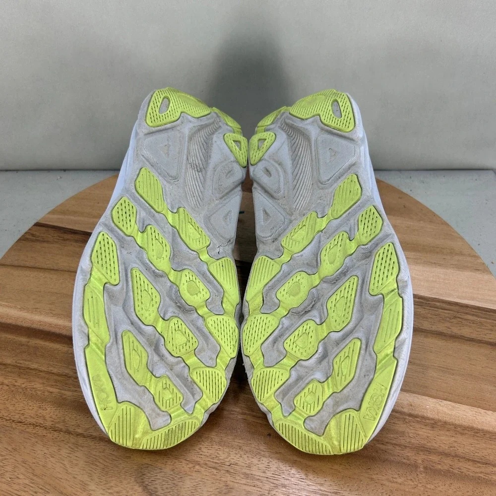 Hoka One One Clifton 9 Womens Size 10.5 Blue Pink Running Shoes Cushion Comfort